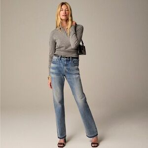 J. Crew NWOT Mid Rise Straight Leg Jean